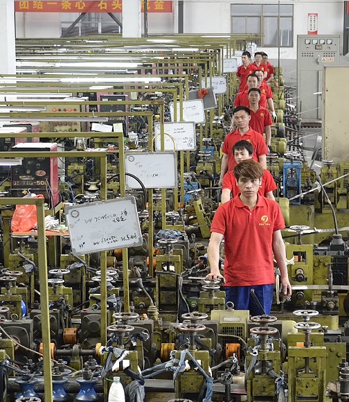 喜有沃-304不銹鋼彩色雙槽管